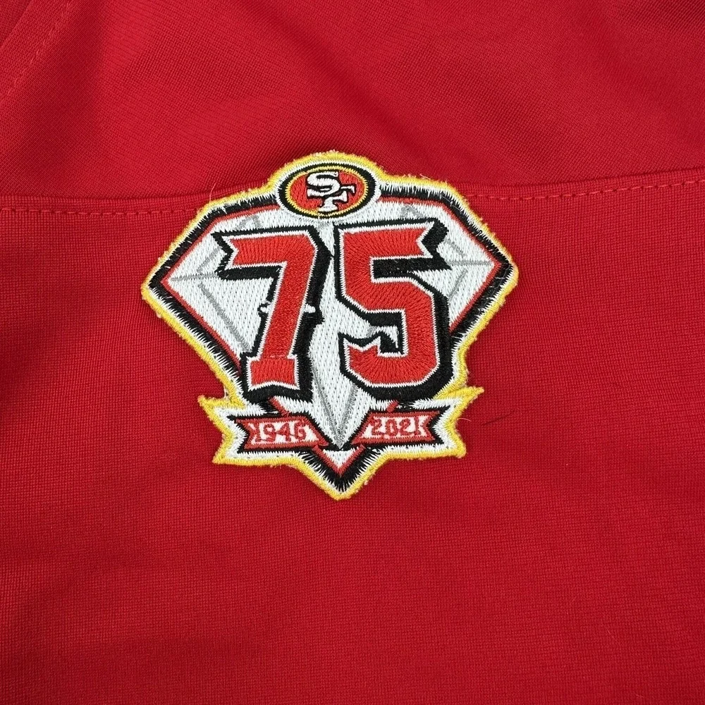 Nike Mens XXL San Francisco 49ers Deebo Samuel 19 Jersey Red 75th Anniversary